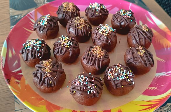 Brownie Balls met Sprinkles